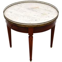 Antique French Marble-Top Coffee Table