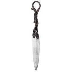 Steel Dagger with an Oak Leaf Handle, Paper Knife