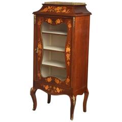 Continental Display Cabinet, Mahogany Vitrine 3
