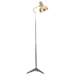 Brass and Metal Floor Lamp from ASEA Brass and Metal Floor Lamp from ASEA