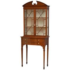 Antique Excellent Edwardian Display Cabinet by Maple & Co