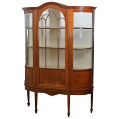 Antique Stunning Edwardian Display Cabinet, Vitrine