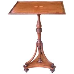 Antique Regency Mahogany Occasional Side Lamp Table