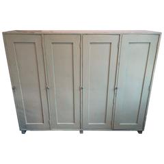 Vintage Painted Redwood Cabinet