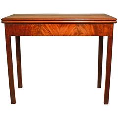 18th Century Mahogany Card Table 5