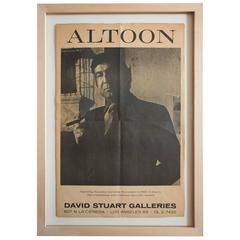 John Altoon Exhibition Poster
