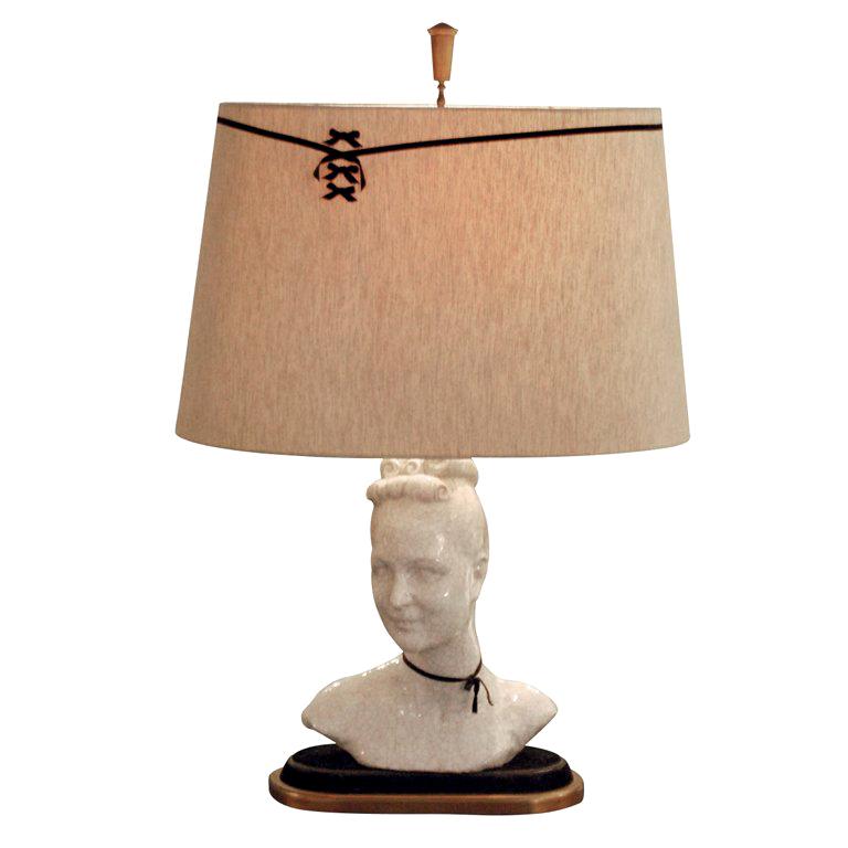 Ugo Zaccagnini "Lady" Table Lamp For Sale