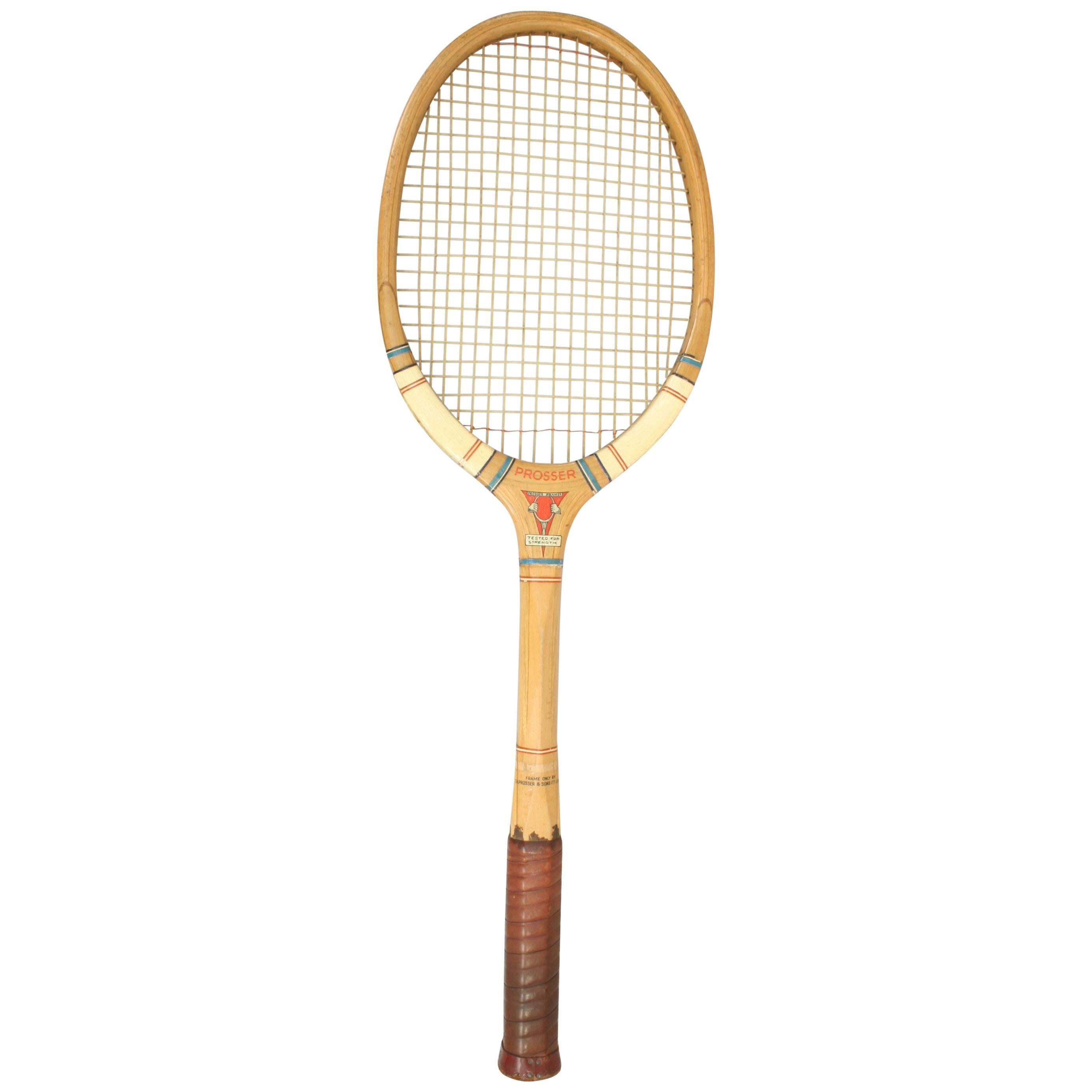 Vintage Prosser Tennis Racket