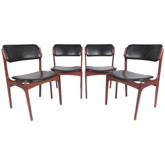 Set of Erik Buch Danish Teak Dining Chairs for Oddense 6