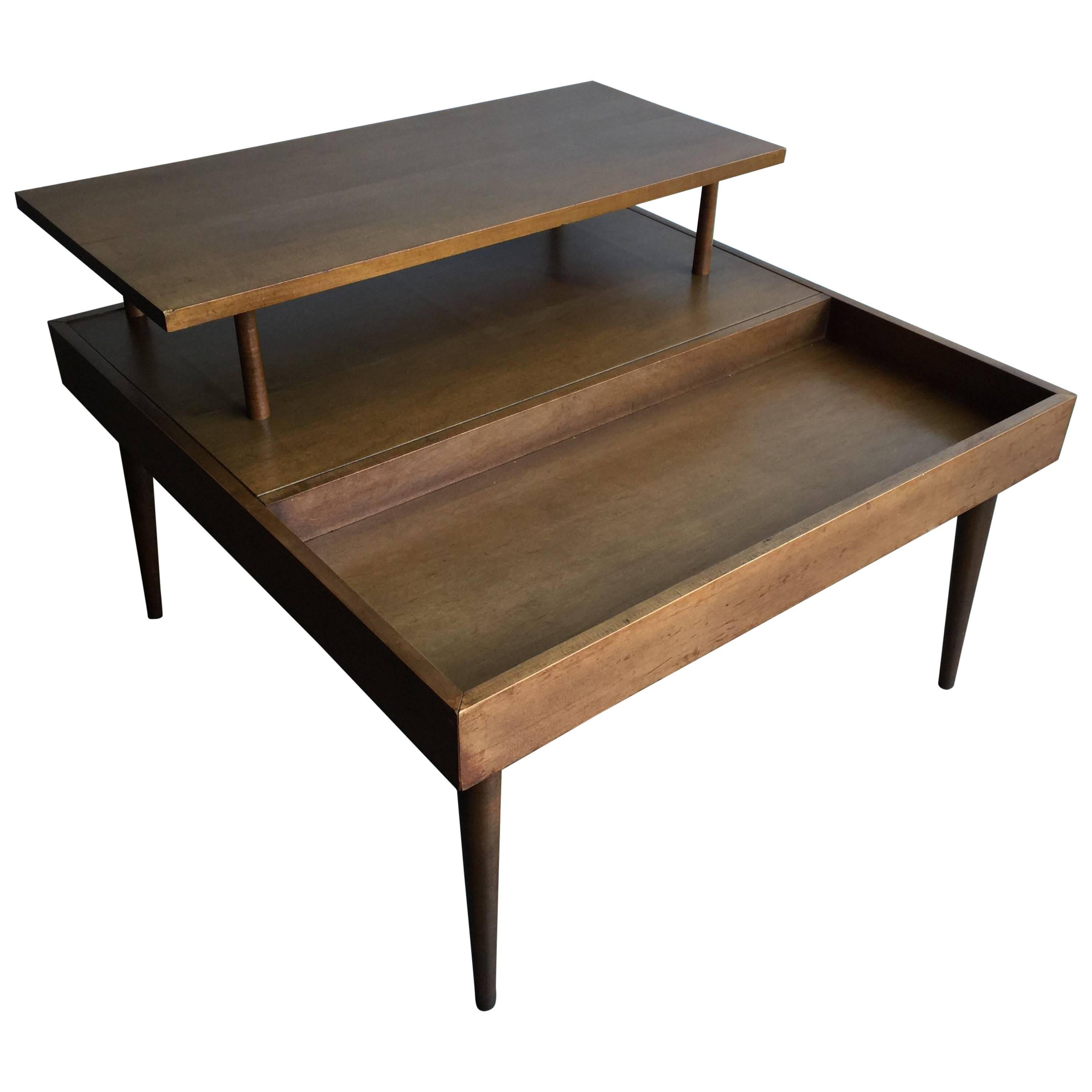 Mid-Century Paul McCobb Planner Group Step Table For Sale