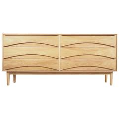 Arne Vodder Oak Commode with Six Drawers