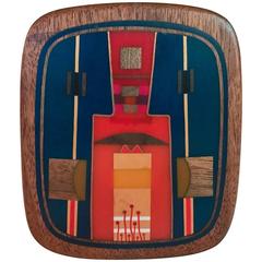 Robert McKeown Abstract Wood and Resin Box, 1976