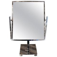 Vintage Double Sided Table Mirror in the Style of Charles Hollis Jones 1