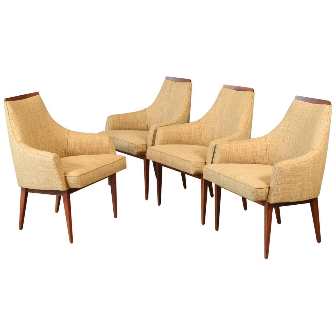 Set of Four Dining Chairs by Kipp Stewart for Calvin