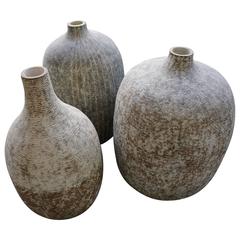 Three Large Ceramic Vessels by Claude Conover