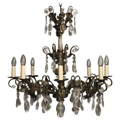 Italian Silver Eight-Light Antique Chandelier 2