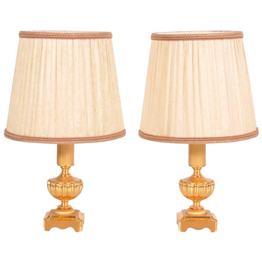 Signed Sciolari Table Lamps, circa 1970