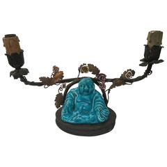 19th-Early 20th Century Model of Hotei Candelabrum 4
