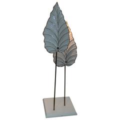Floor Very Chic Italian Design 1970s Ceramic Leaves 4