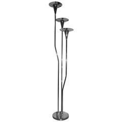 Reggiani Floor Lamp Steel Design Trumpets 11