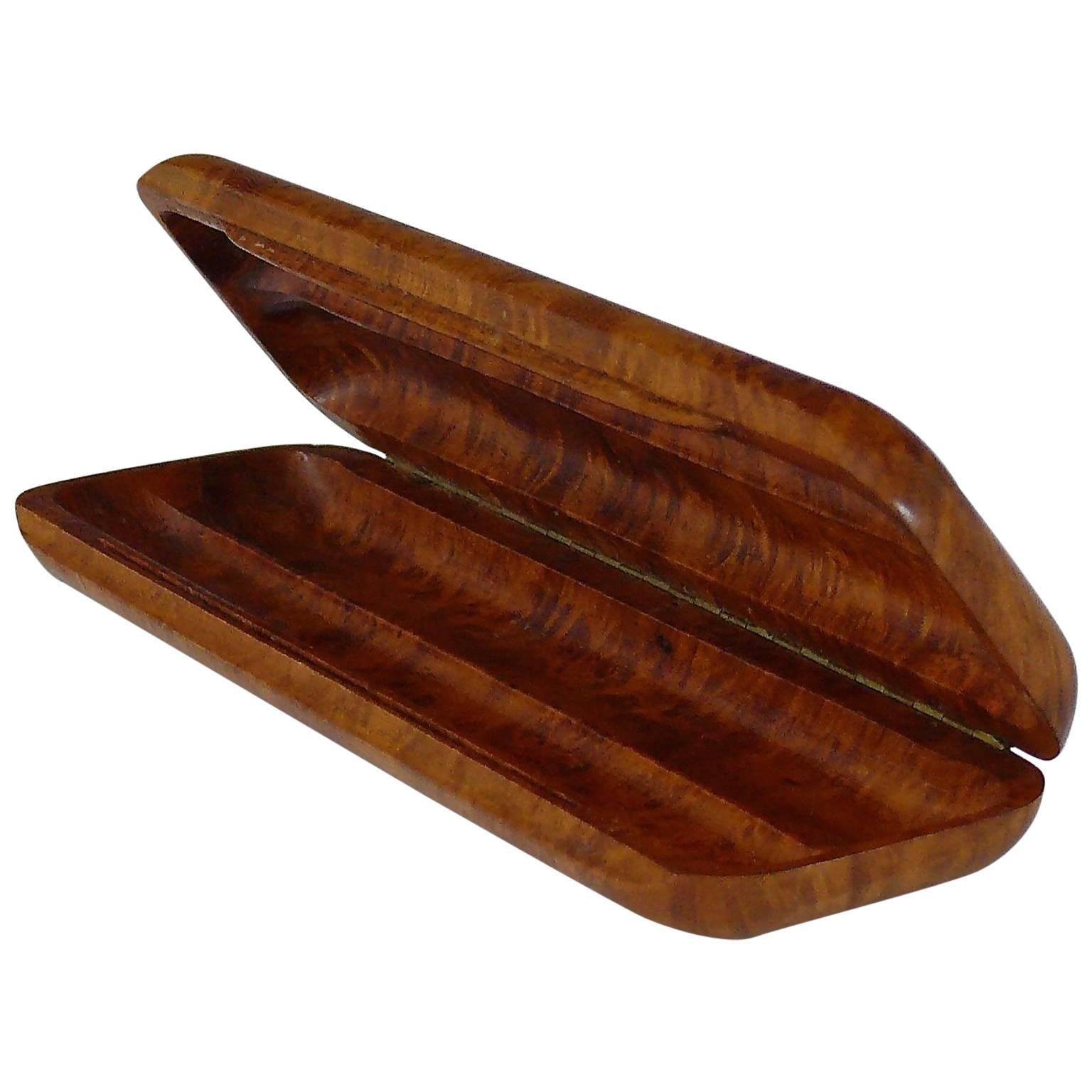 Karelian Birch Cigar Case