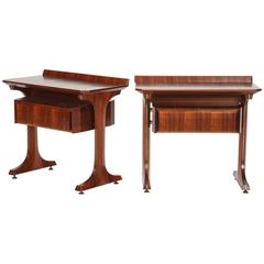 Pair of Italian Nightstands Rosewood 50s