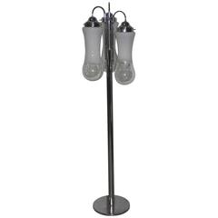 Mazzega Floor Lamp in Murano Art Glass Italian Design 9