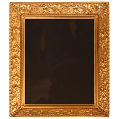 1930s American Brass Picture Frame