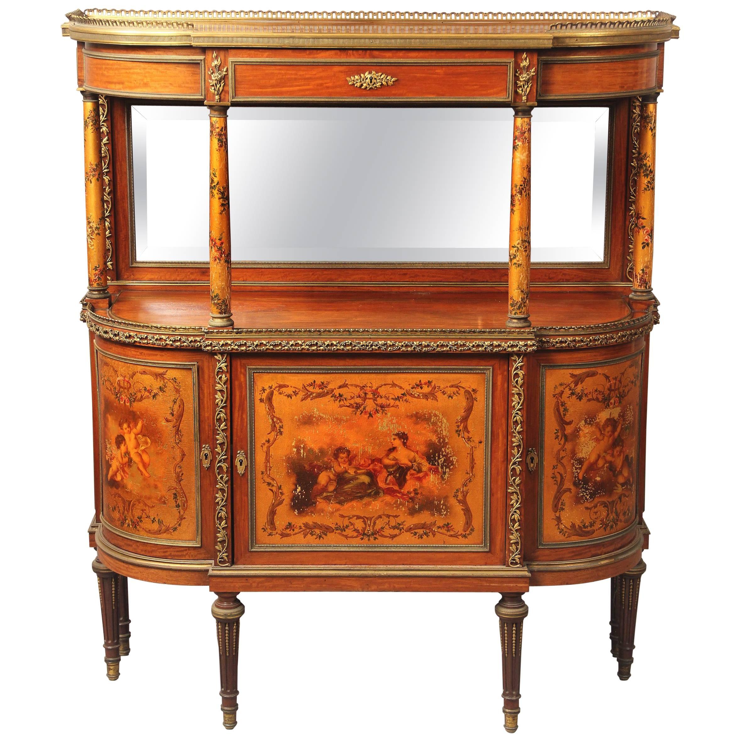 Jolie armoire / serveur anglais de la fin du 19ème siècle par Hampton & Sons en vente