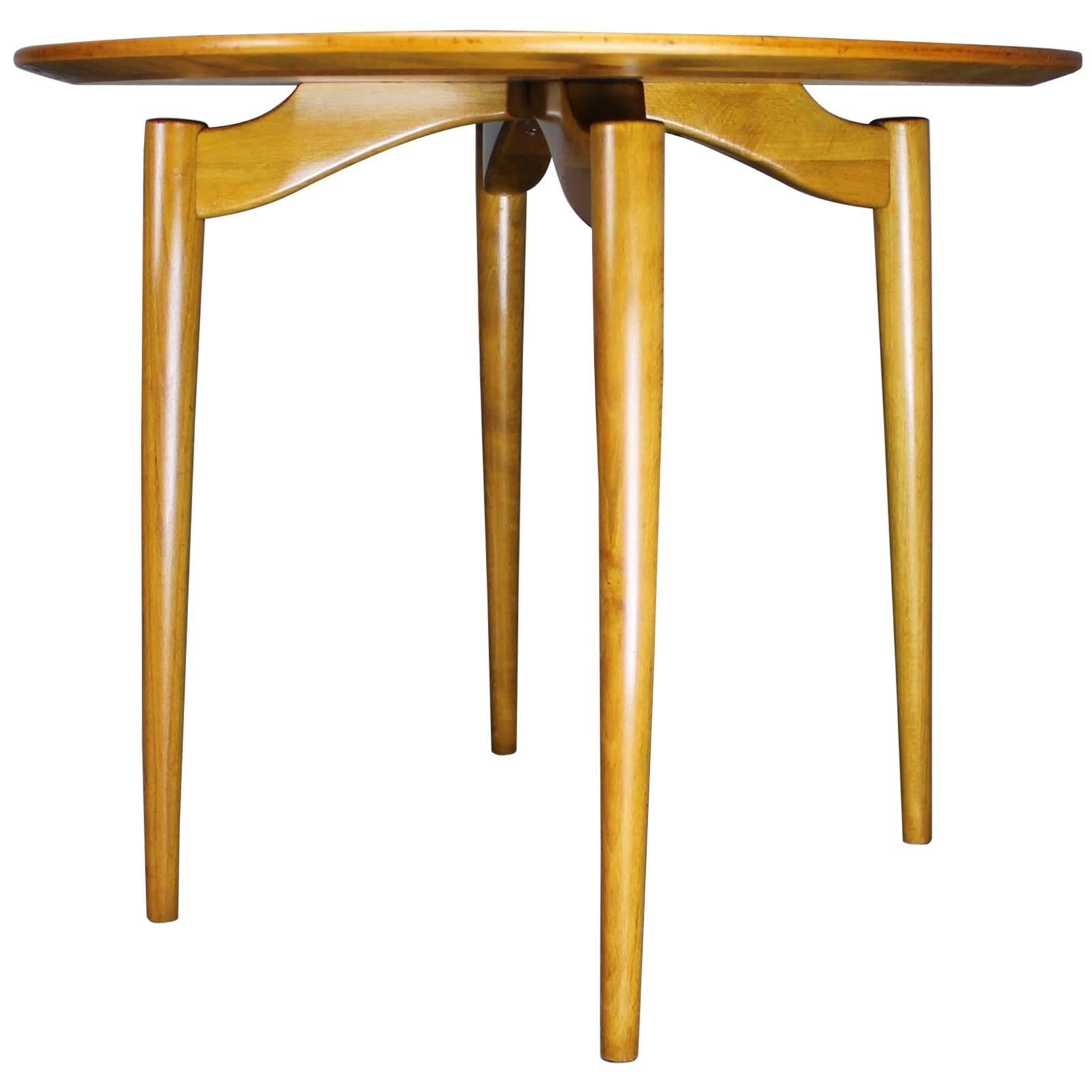 Mid-Century Danish Modern Poul Jeppesen Mobelfabrik Side Table Grete Jalk Style