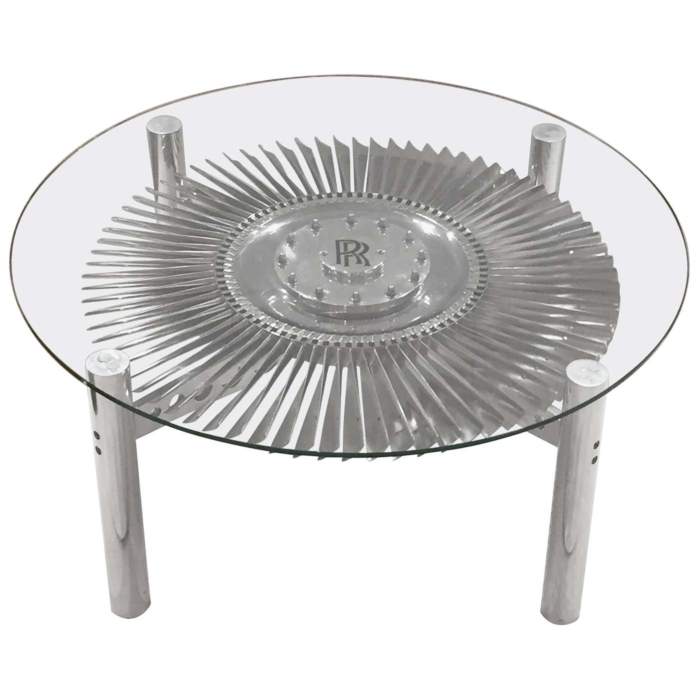 Rolls Royce Jet Engine Impeller Low Table from England at 1stDibs ...