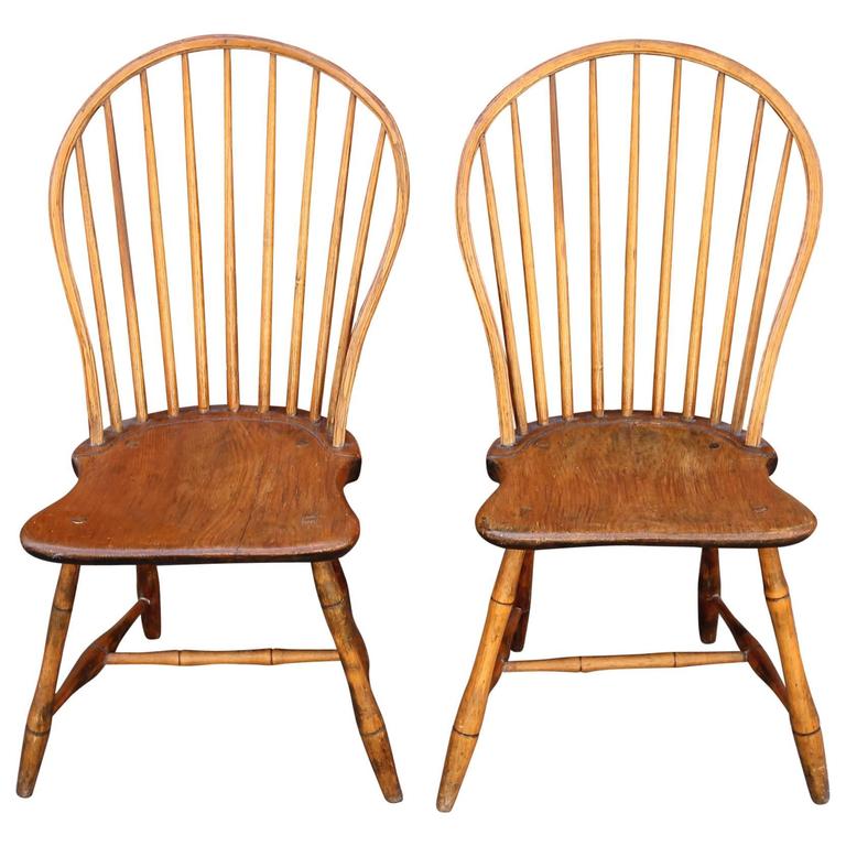 Pair of Bow Back Windsor Chairs