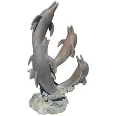 Bronze Dolphin Fountain 2