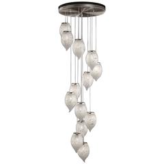 Italian Modern Murano Glass Chandelier or Flush Mount 2