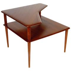 Peter Hvidt Corner Table in Teak