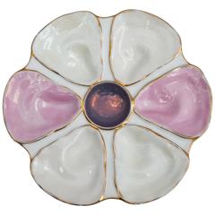 Porcelain Oyster Plate, circa 1900