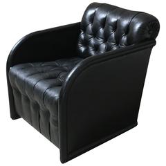 Modernist Leather Club Chair 12