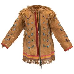 Antique Beaded Horse Doctor's Coat, Crow Plains Indian, circa 1880 4