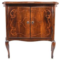 19th Century Marquetry Italian Louis XV Small Commode 8