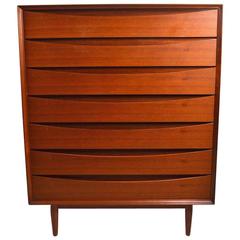 Seven-Drawer Danish Modern Chest Arne Vodder for Sibast