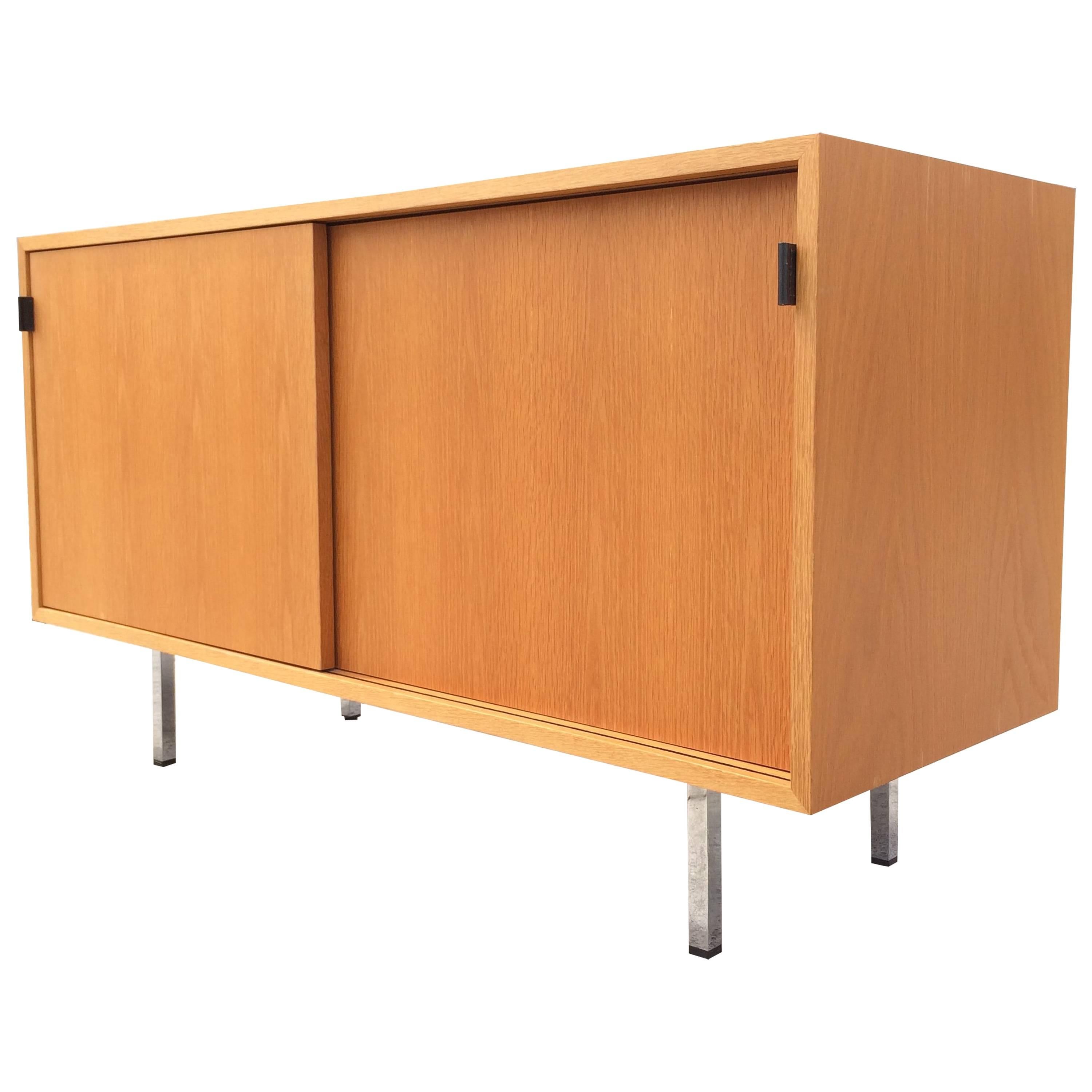 Florence Knoll Credenza on Chrome Legs, USA, 1970s