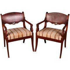 19th Century Empire Style a Russian Armchair 6