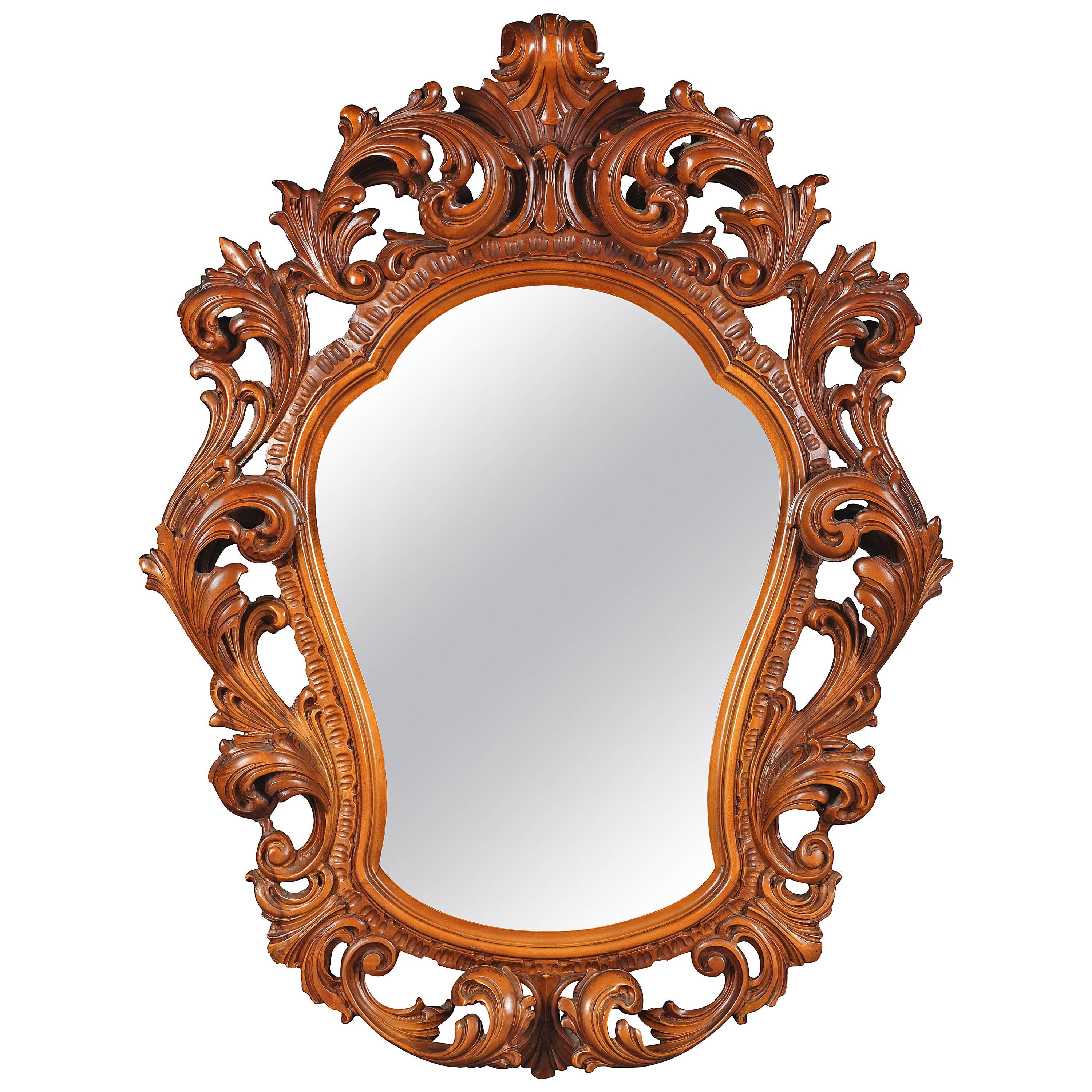 20th Century Italy Rococo Style Mirror