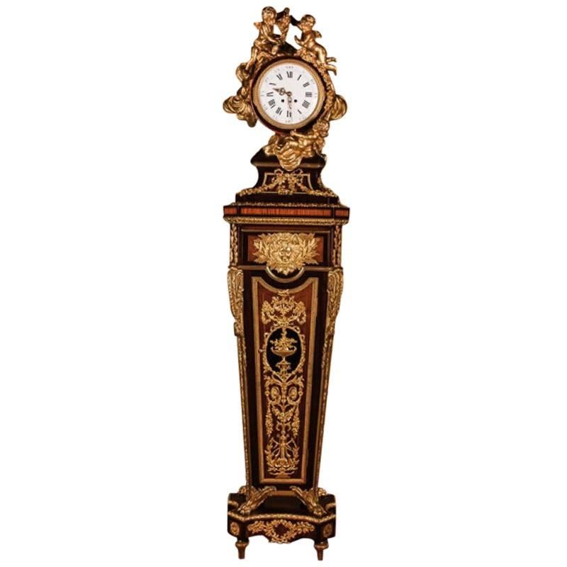 19th Century Napoleon III Pendulum Clock Regulateur De Parquet