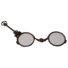 Glasses "Lorgnettes" Inspired by Art Nouveau