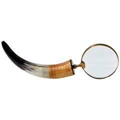 Steer Horn Magnifying Glass