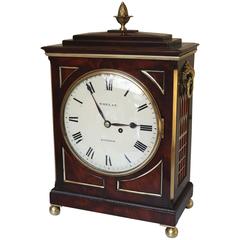 Regency Chamfer Top Bracket Clock 5