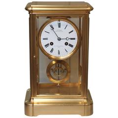 Bell Striking French Four Glass Clock