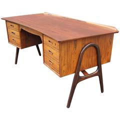Rosewood Desk, Model SH 180, by Svend Aage Madsen for Sigurd Hansen 3