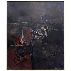 Multi-Media Painting by Mid-Century Greek Artist Yiannis Spyropoulos 11